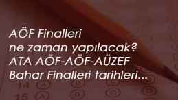 2020 AÖF finalleri ne zaman yapılacak? Açıköğretim final tarihleri