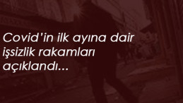 Salgın döneminin ilk işsizlik oranları geldi