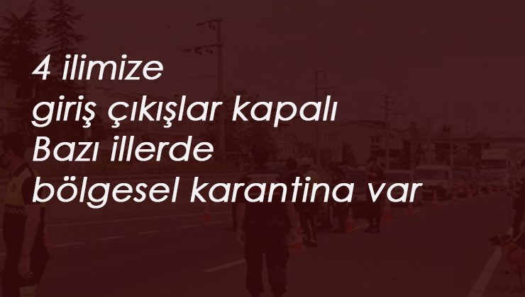 Corona vakaları artıyor, bölgesel tedbirler üst üste geliyor