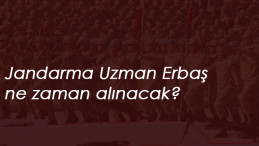 2020 Jandarma Uzman Erbaş Alımı başladı mı? JGK açıklaması