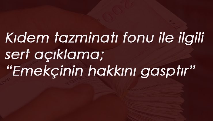 Kıdem Tazminatı ve tamamlayıcı emeklilik açıklaması