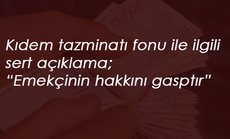 Kıdem Tazminatı ve tamamlayıcı emeklilik açıklaması