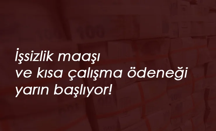 İşsizlik ve Kısa Çalışma ödemeleri yarın başlıyor! İşte T.C'ye göre gün listesi