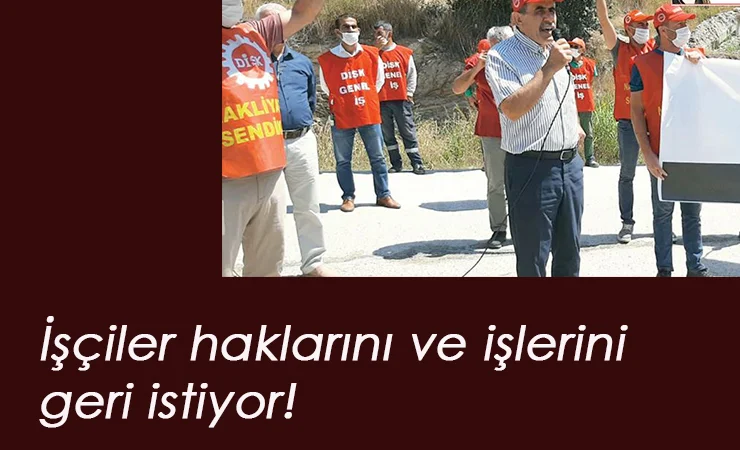Muğla'da işten atılan 10 kişi görevini istiyor