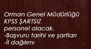 OGM işçi alımı yapacak: Kadro dağılımı ve başvuru tarihi