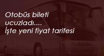 Güncel otobüs bileti fiyatları kaç lira oldu? İndirim geldi!