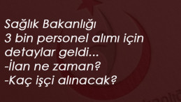 Sağlık Bakanlığı personel alımı son gelişmeler