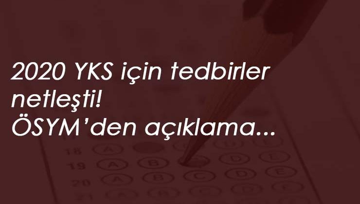 Halis Aygün açıkladı: 2020 YKS'de bu kurallar uygulanacak
