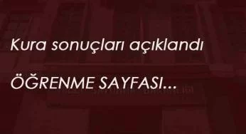 MSB 1072 işçi alımı kura sonuçları açıklandı