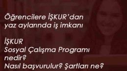 İŞKUR Sosyal Çalışma Programı nedir? Nasıl başvurulur? Öğrencilere yaz ayında iş!