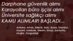 Üniversite hastanesi- Öğretmenevi- Karayolları- Darphane Müdürlüğü: Kamu alımları başladı!