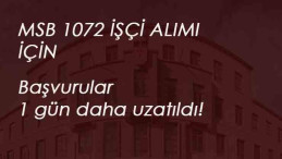 MSB 1072 işçi alımı uzatıldı: İŞKUR'dan başvurular sürüyor