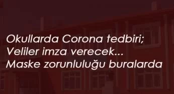 Okullarda Corona önlemleri: Derslerde maske zorunlu mu olacak?
