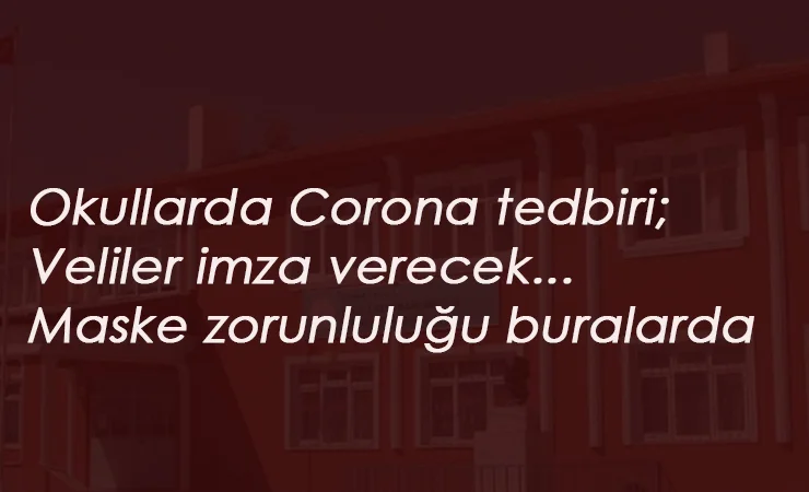 Okullarda Corona önlemleri: Derslerde maske zorunlu mu olacak?