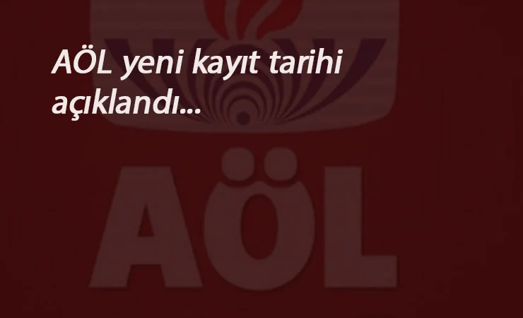 AÖL yeni kayıt tarihi ne zaman? Açıköğretim Lisesi 2020-2021 1.Dönem Kayıt Tarihi