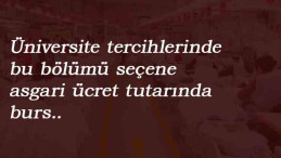 Bu bölümü seçen üniversite öğrencisi burs alabilecek: İşte şartları