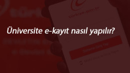 e-Devlet üniversite e-kayıt işlemi nasıl yapılır? e-Kayıt yapma ekranı