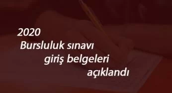 2020 Bursluluk sınavı giriş belgesi nasıl alınır? İOKBS giriş yerleri belli oldu!