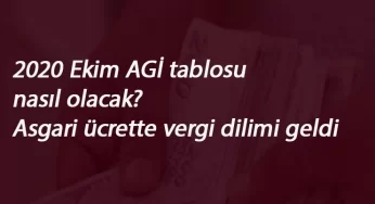 Ekim ayında asgari ücrete AGİ müdahalesi olacak!