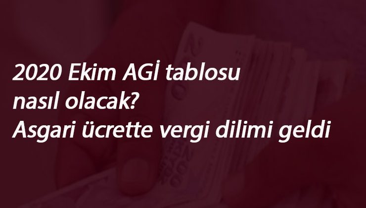 Ekim ayında asgari ücrete AGİ müdahalesi olacak!