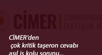 Asıl iş kolunda CİMER cevabı geldi: Cumhurbaşkanlığı asıl iş kolu görüşü