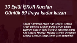 30 Eylül İŞKUR Programları: İEP ve MEK ile meslek öğrenirken para kazan