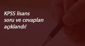 2020 KPSS Lisans soru ve cevapları yanıtlandı: KPSS puan hesaplama nasıl yapılır?