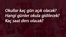 Okullar yarın açılıyor: Okullar kaç saat açık olacak? Hangi günler gidilecek? Ders programı nasıl olacak?
