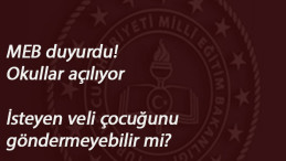 Resmi açıklama geldi: 21 Eylül'de okullar başlıyor! Okula gitmek zorunlu mu olacak?
