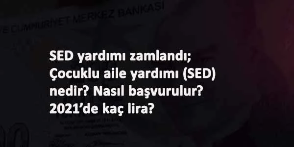 SED Yardımı