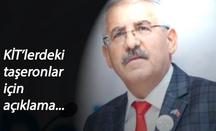 Aylar sonra KİT'ler için ilk açıklama: KİT'lerde kalan taşeronlara kadro istedi