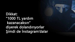 1000 TL dolandırıcılığı Instagram'da da başladı: Gelen mesajlara inanmayın