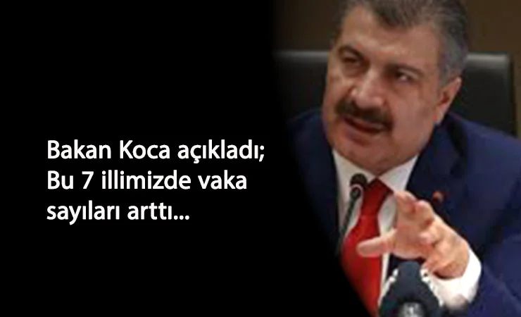 Corona vakalarının arttığı şehirler belli oldu