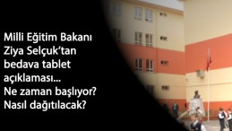 Milli Eğitim Bakanı Selçuk'tan tablet yardımı açıklaması: Ne zaman başlıyor? Başvuru olacak mı?