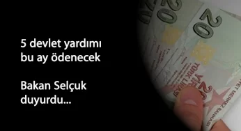5 sosyal destek ödemesi bu ay bitmeden hesaplarda