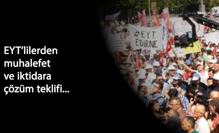 EYT'liler tüm siyasi partileri açık oturuma davet etti