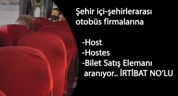 Ulaşım sektörüne host/hostes ve bilet satış görevlisi aranıyor: Güncel seyahat personel alımları
