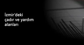 Tunç Soyer'den İzmir'deki çadır ve yardım alanları ile ilgili paylaşım