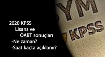 2020 KPSS Lisans sonuçları açıklandı mı? Saat kaçta açıklanacak?