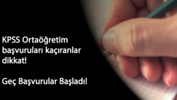KPSS Ortaöğretim (Lise) geç başvuruları başladı! İşte son başvuru tarihi
