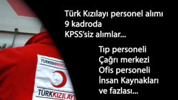 Türk Kızılayı Ekim 2020 iş ilanları: 9 kadroda personel aranıyor