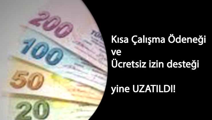 Kısa Çalışma ve Ücretsiz izin desteği uzatıldı: Yeni son tarihler 2021'e kaldı