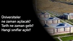 Üniversitelerin açılma tarihi belli oldu mu? Bakan Koca ipucu verdi