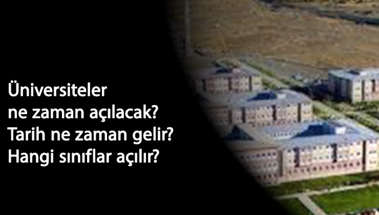 Üniversitelerin açılma tarihi belli oldu mu? Bakan Koca ipucu verdi