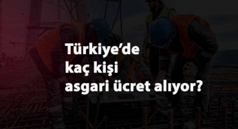 Türkiye'de kaç asgari ücretli var?