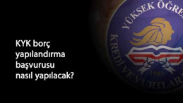 KYK borç yapılandırma başvurusu nasıl yapılır? e-Devlet yapılandırma başvurusu