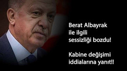 Cumhurbaşkanı sessizliğini bozdu: 