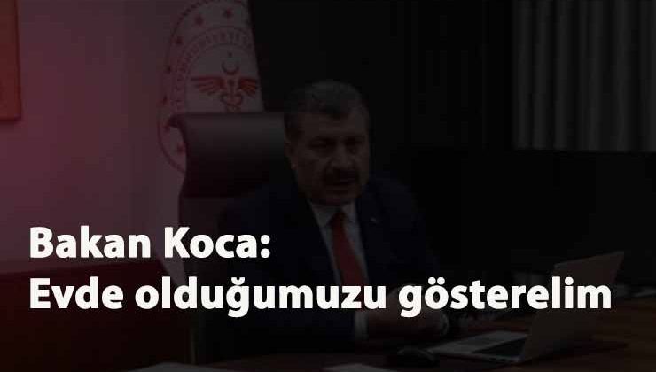 Sağlık Bakanı Koca'dan etkinlik: 