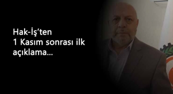 Mahmut Arslan: "1 Kasım'dan sonraki süreçte mücadelemiz sürecek"