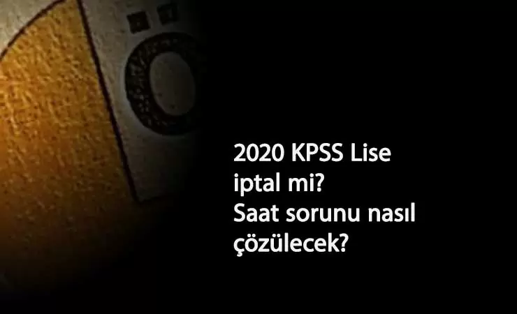 KPSS iptal edilecek mi? Yasaklar ile 2020 KPSS Ortaöğretim'in durumu konuşuluyor
